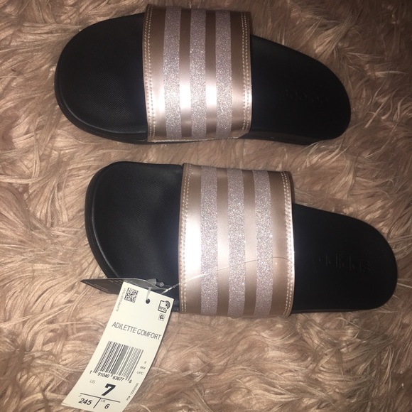 adidas Shoes - Sparkle Adidas Slides